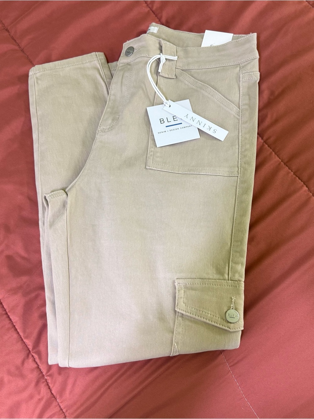 Bleu Women’s Skinny Cargo Jeans Size 12